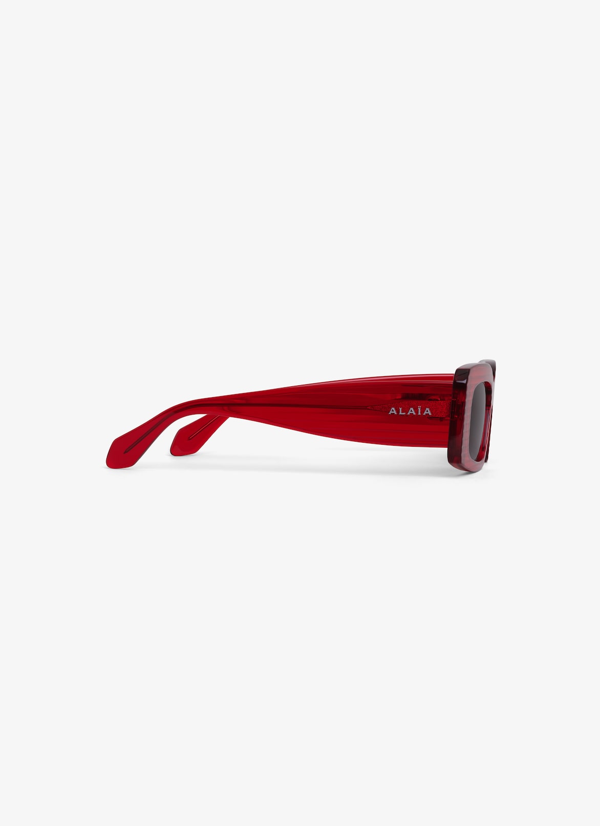 RECTANGULAR SUNGLASSES ALAÏA RED RECTANGULAR SUNGLASSES